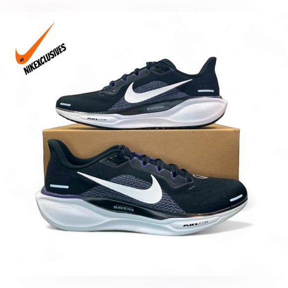 Size 13 Nike Zoom Pegasus 41 Baltimore Raven’s Men’s Running Shoes FZ5094-100 main image 9
